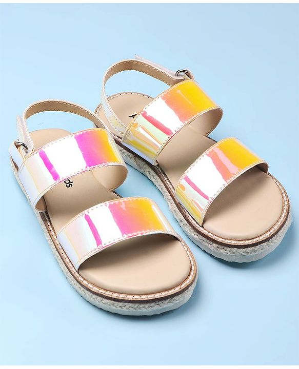 Pine Kids Velcro Closure Sandals - Pink
