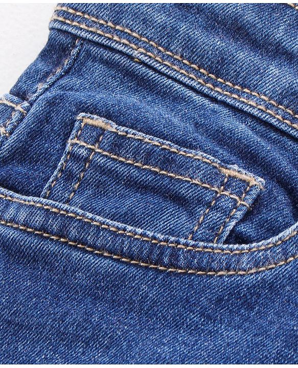 Pine Kids Full Length Enzyme Wash Denim Jeans - Blue