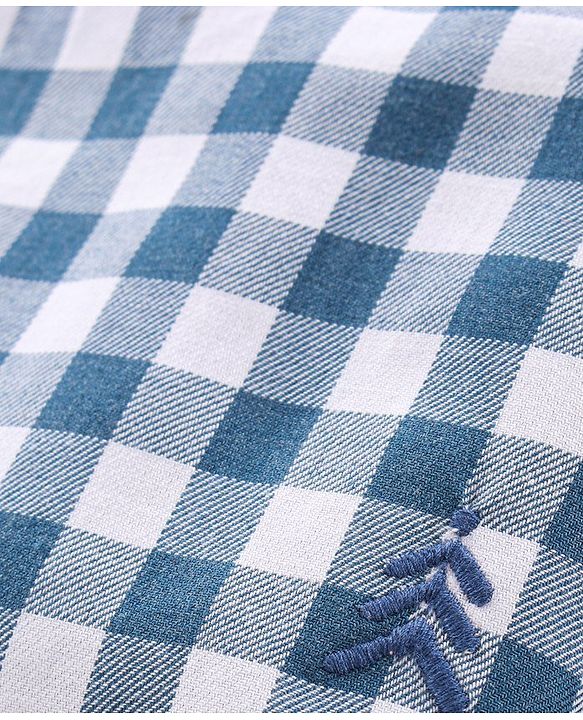 Pine Kids Full Sleeves Shirt Checked - Blue