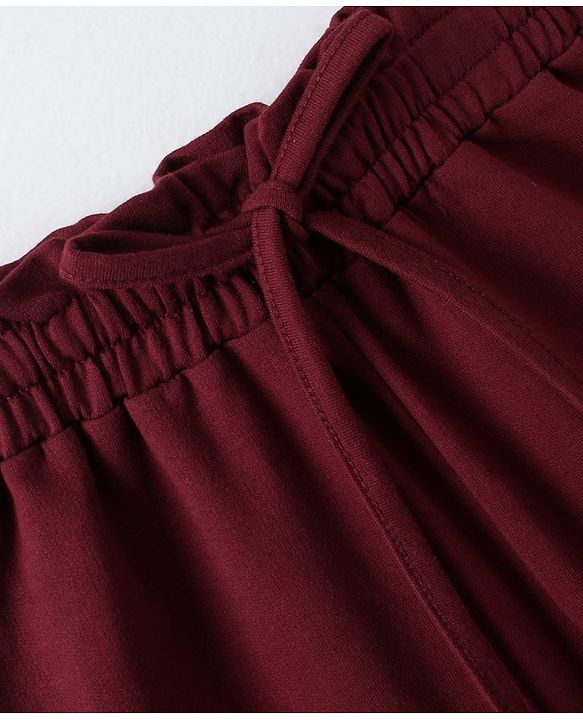 Pine Kids Full Length Flared Biowashed Trouser- Maroon