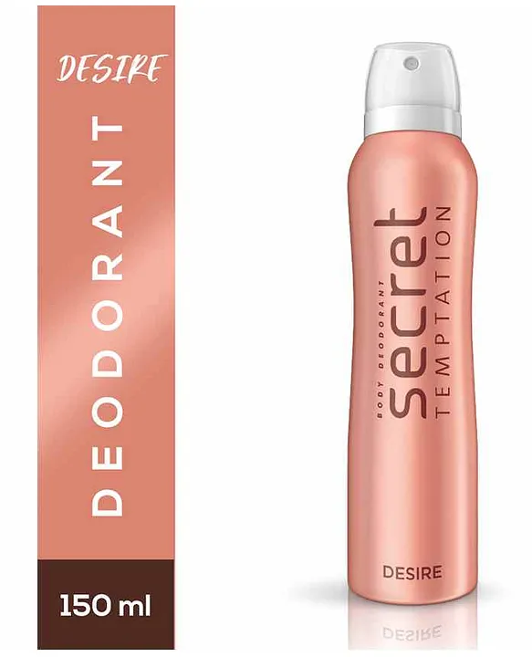 Pink Deodorant 150ml | Deodorant for Women | Secret Temptation