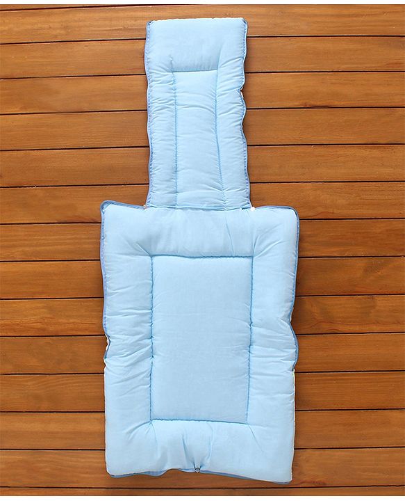 Babyhug Velour Sleeping Bag Teddy Print - Blue