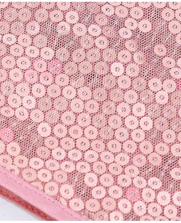 Babyhug Sleeveless Choli & Lehenga With Dupatta - Pink