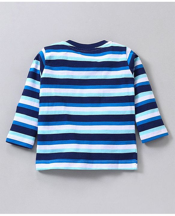 Babyhug Full Sleeves Animal Print Tee Pack of 7 - Multicolor