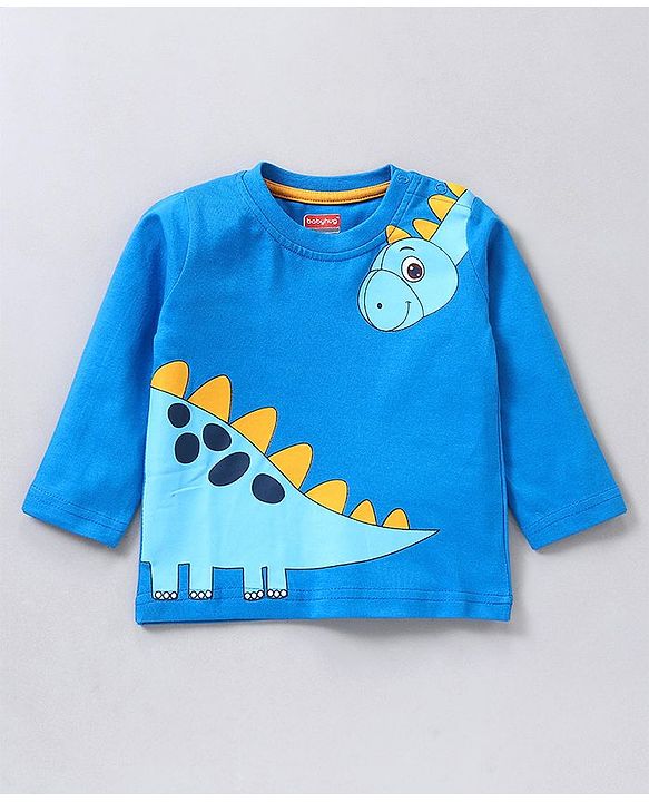 Babyhug Full Sleeves Animal Print Tee Pack of 7 - Multicolor
