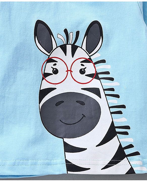Babyhug Full Sleeves Animal Print Tee Pack of 7 - Multicolor
