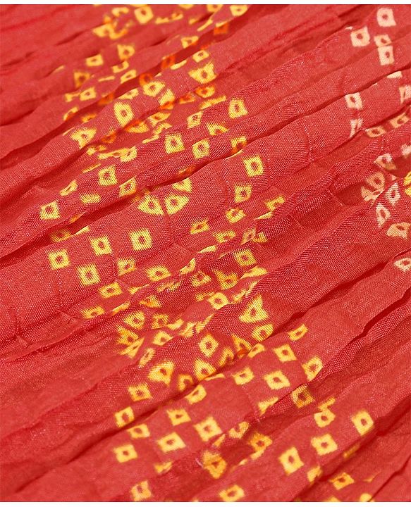 Babyhug Full Sleeves Dhoti & Kurta Set - Red