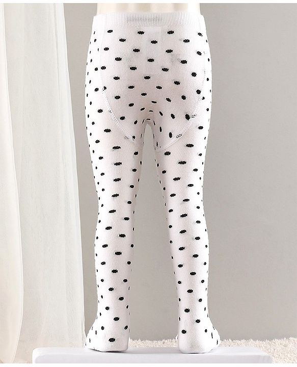 Cute Walk by Babyhug Cotton Striped Antibacterial Footed Tights - Red