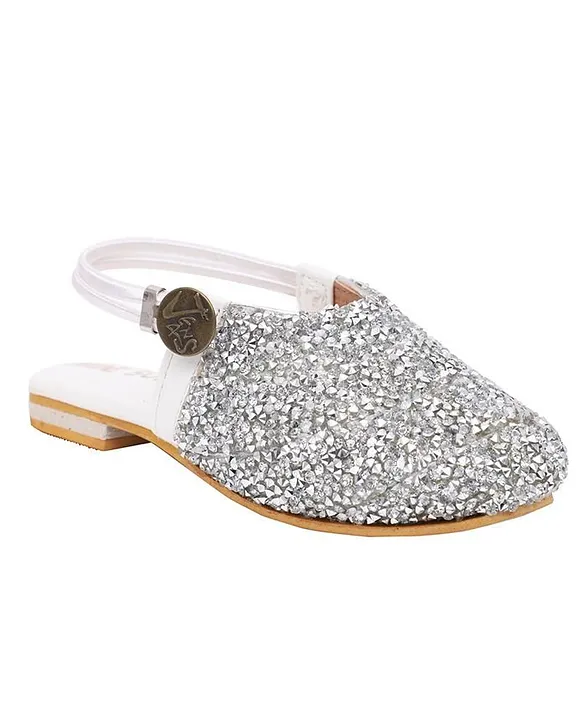 Silver bling 2024 sandals