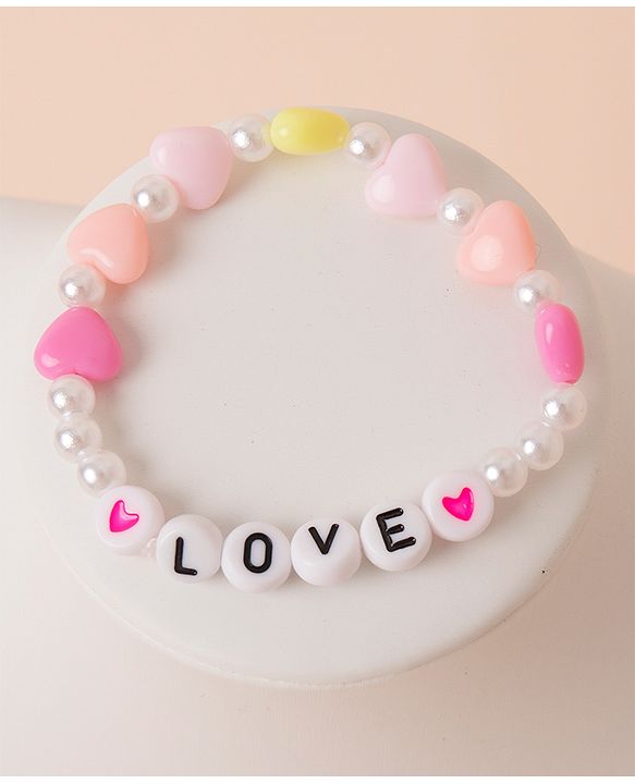 Pine Kids Beads Bracelets Pack of 2 (Color May Vary)