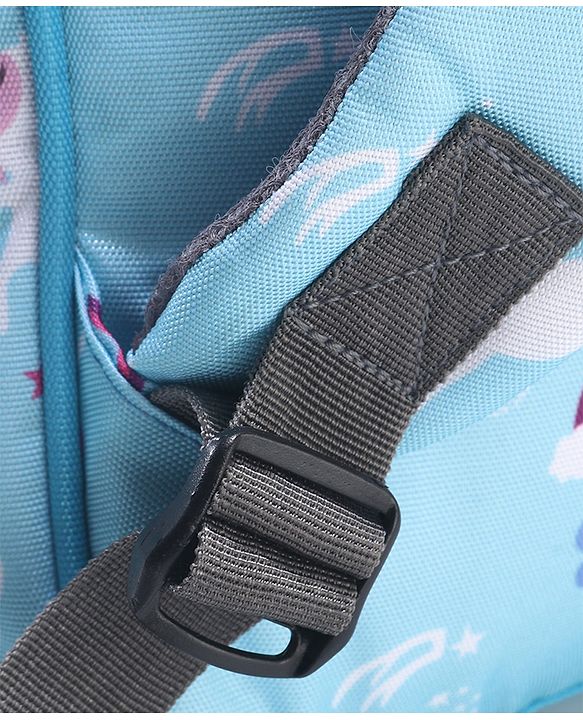 Babyhug Diaper Backpack Unicorn Print - Blue