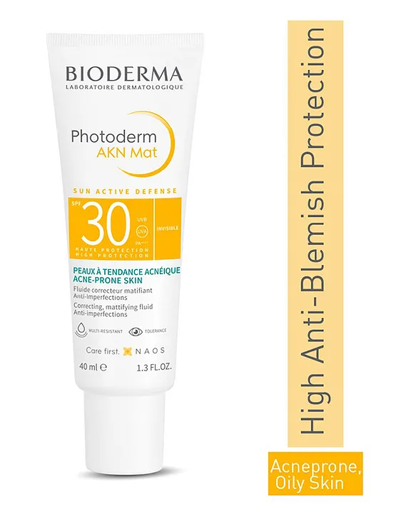Bioderma Photoderm AKN Mat SPF 30 mattifying anti-blemish