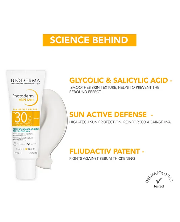 Bioderma Photoderm AKN Mat SPF 30 mattifying anti-blemish