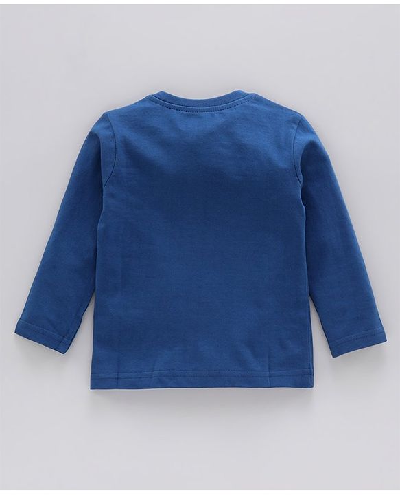 Babyhug Full Sleeves Tee Bus Print Pack of 2 - Red Blue