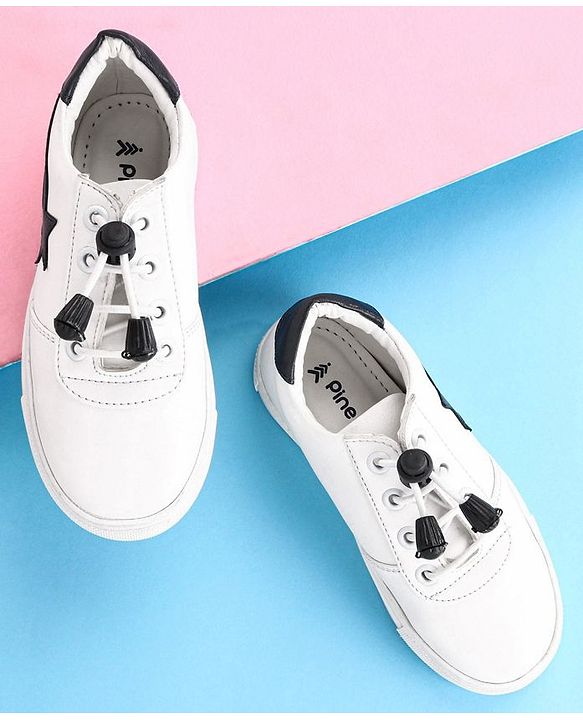 Pine Kids Casual Shoes - White