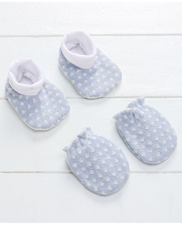 Babyhug Knitted Gift Set Giraffe Print Pack Of 5 - Orange