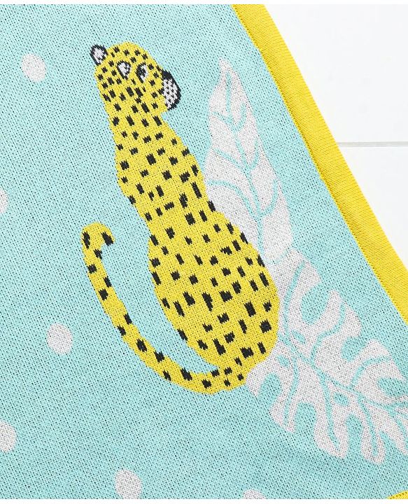 Babyhug Knitted Gift Set Giraffe Print Pack Of 5 - Orange
