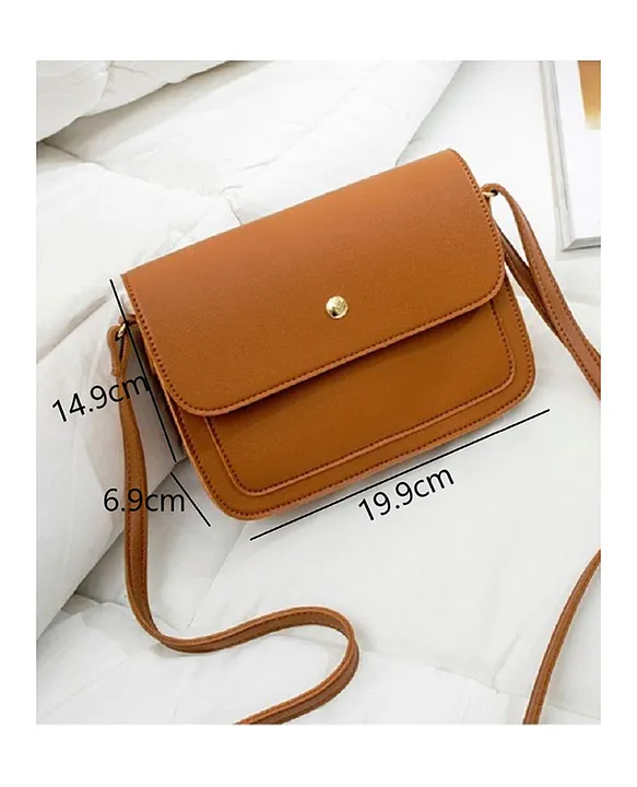 Buy TOO PRETTY IN BROWN SLING BAG for Women Online in India