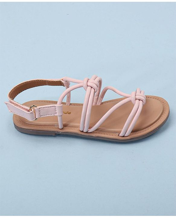 Pine Kids Sandals With Velcro Closure - Pink