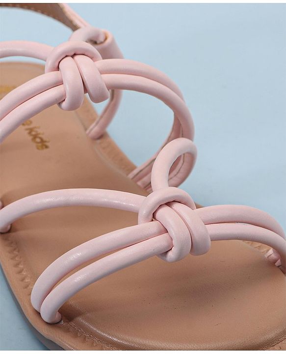 Pine Kids Sandals With Velcro Closure - Pink