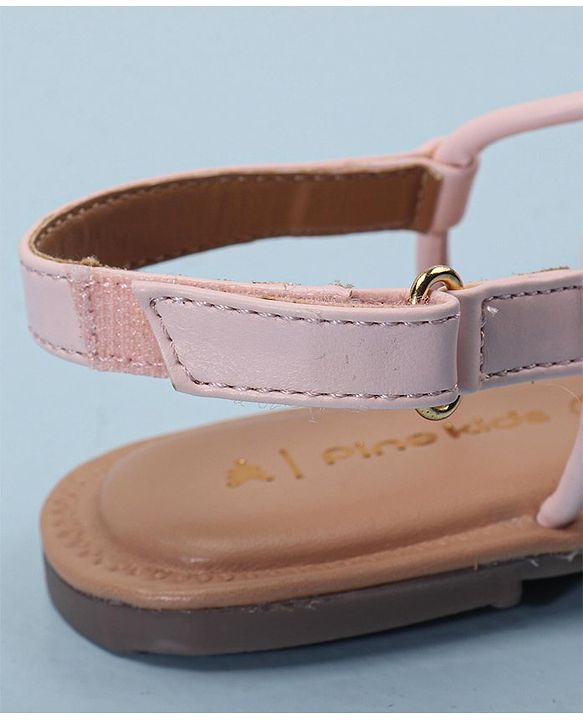 Pine Kids Sandals With Velcro Closure - Pink