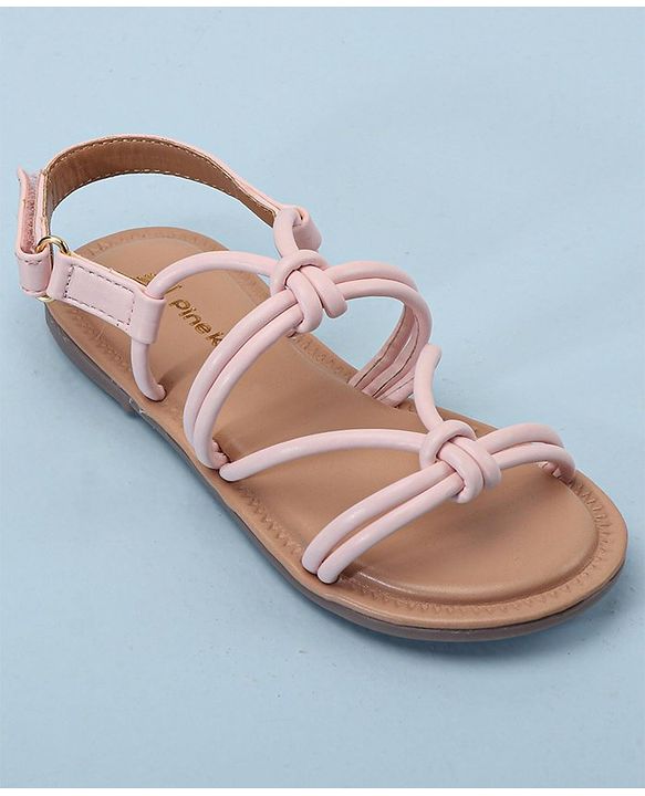 Pine Kids Sandals With Velcro Closure - Pink