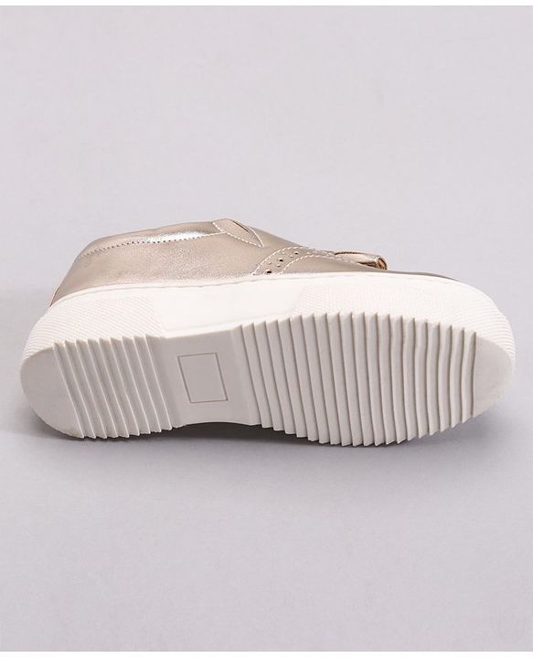 Pine Kids Pull On Casual Chunky Sole Shoes - Golden