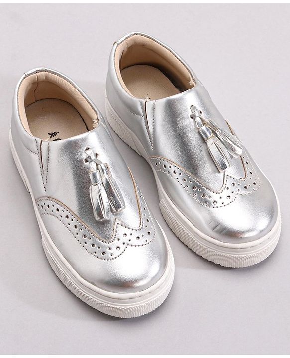 Pine Kids Pull On Casual Chunky Sole Shoes - Golden