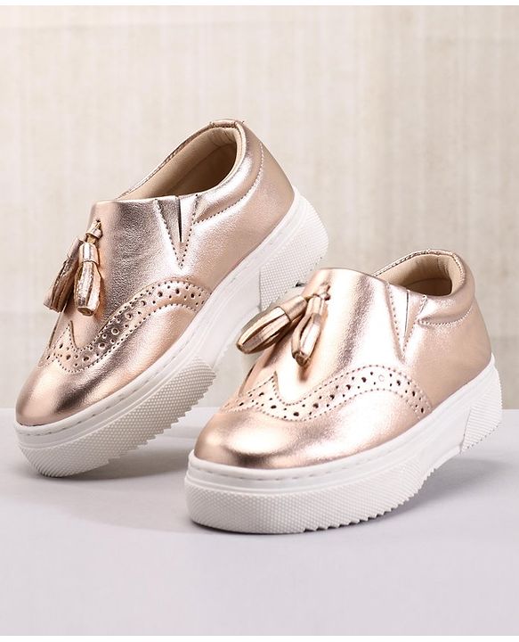 Pine Kids Pull On Casual Chunky Sole Shoes - Silver