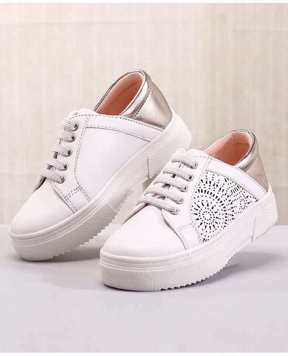 Pine Kids Casual Shoes - White