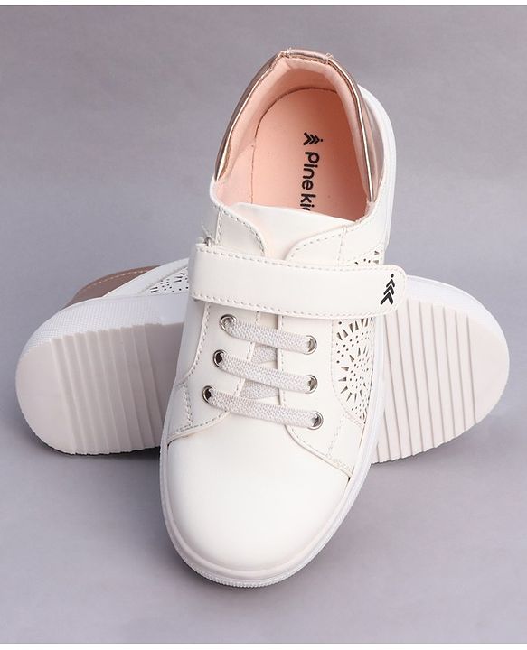 Pine Kids Casual Shoes - White
