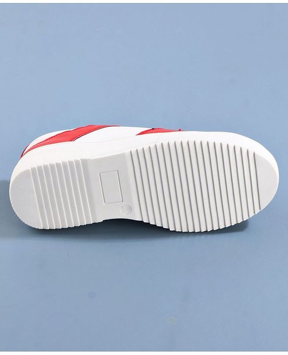 Pine Kids Slip On Casual Shoes  - Red White