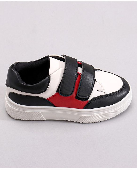 Pine Kids Casual Shoes - White Black Red