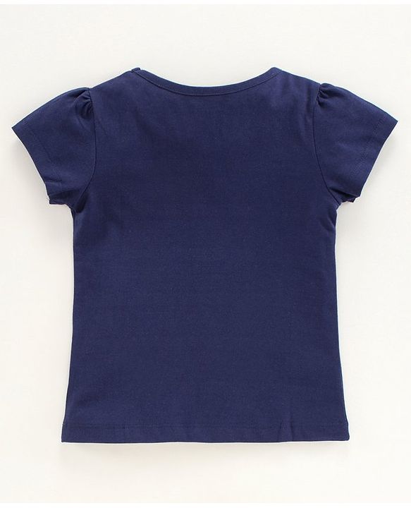 Pine Kids Half Sleeves Marvel Avengers Bio Wash Tee - Blue