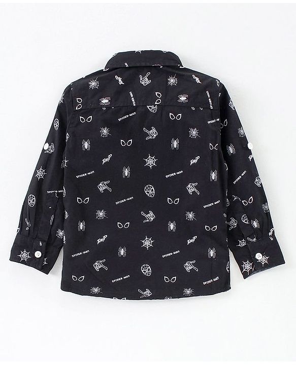Babyhug Full Sleeves Shirt - Black