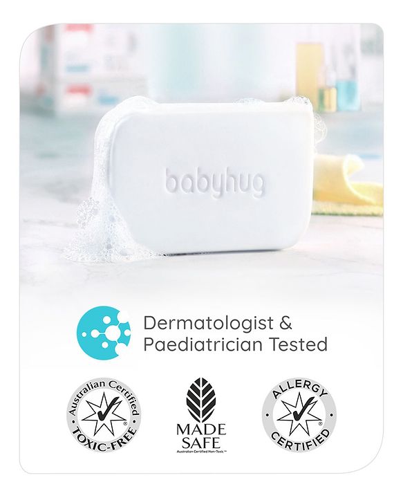 Babyhug Pro pH 5.5 Moisture Balance Bathing Bar - 75 g