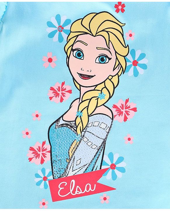 Pine Kids Girls  Half Sleeves tees 7-8Y Blue Radiance