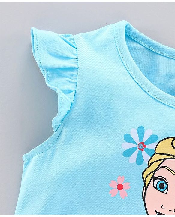 Pine Kids Girls  Half Sleeves tees 7-8Y Blue Radiance