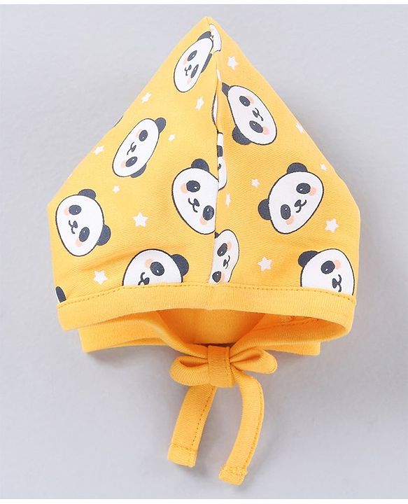 Babyhug 100% Cotton Cap Pack of 2 - Multicolour