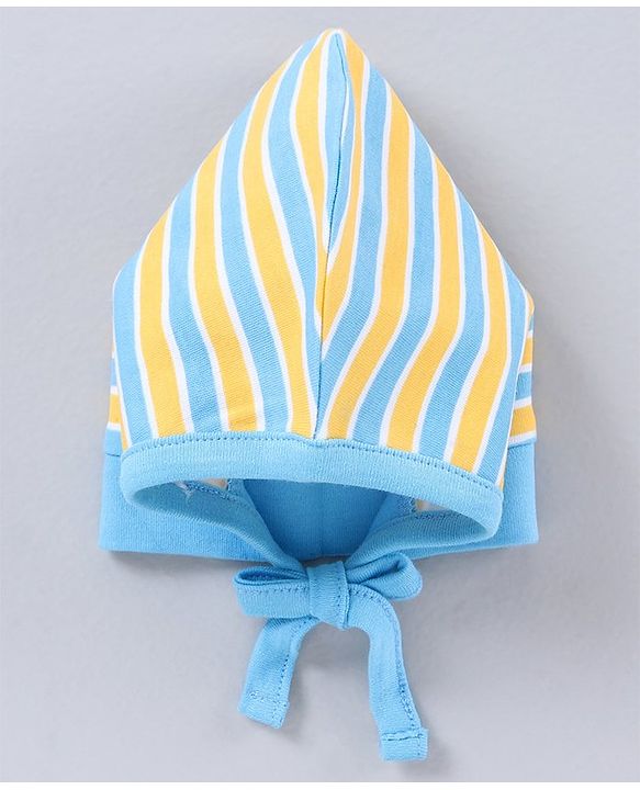 Babyhug 100% Cotton Cap Pack of 2 - Multicolour