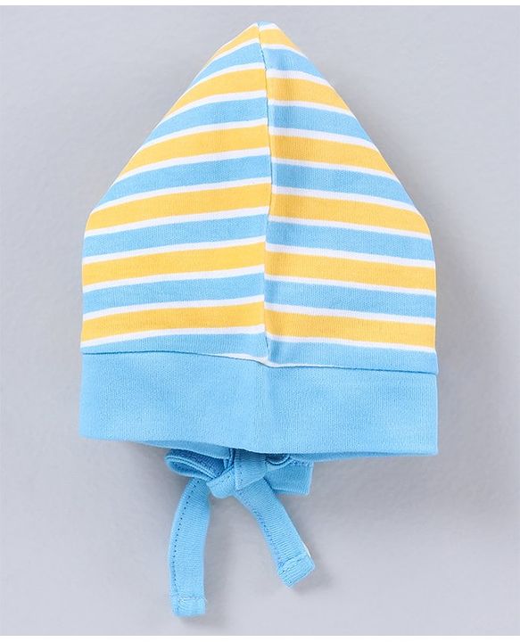 Babyhug 100% Cotton Cap Pack of 2 - Multicolour