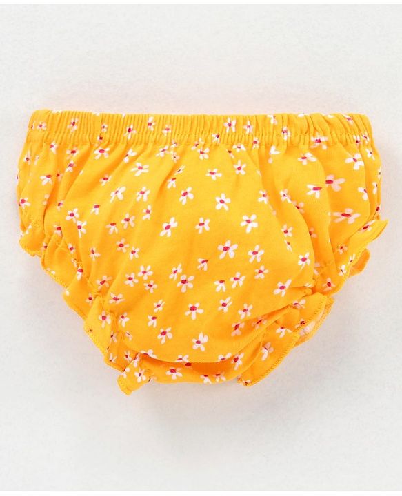 Babyhug 100% Cotton Antibacterial Bloomers Multi Print Pack of 3 - Multicolor