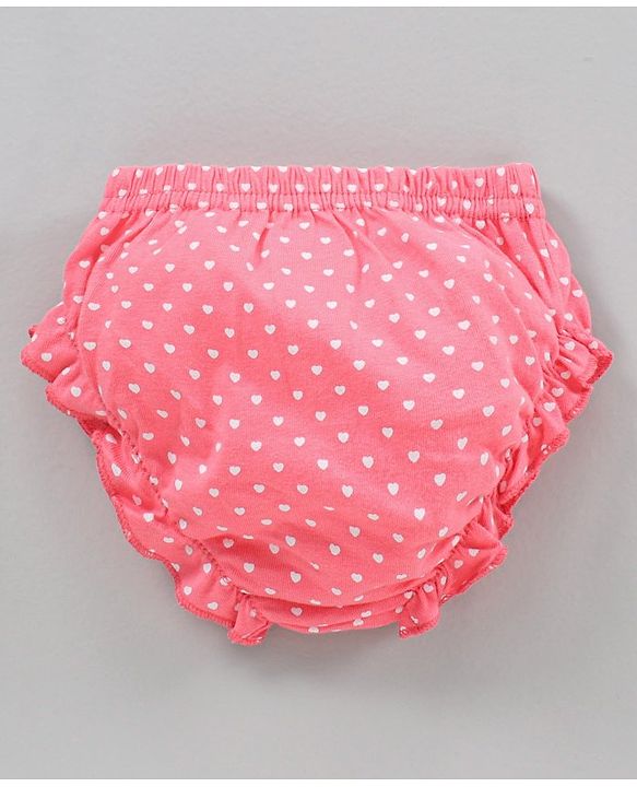Babyhug 100% Cotton Antibacterial Bloomers Printed Pack of 3 - Blue Yellow Pink