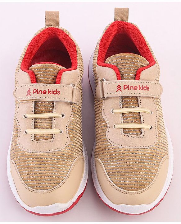 Pine Kids Sports Shoes - Golden