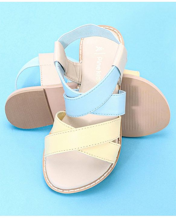 Pine Kids Sandals - Yellow Sky Blue