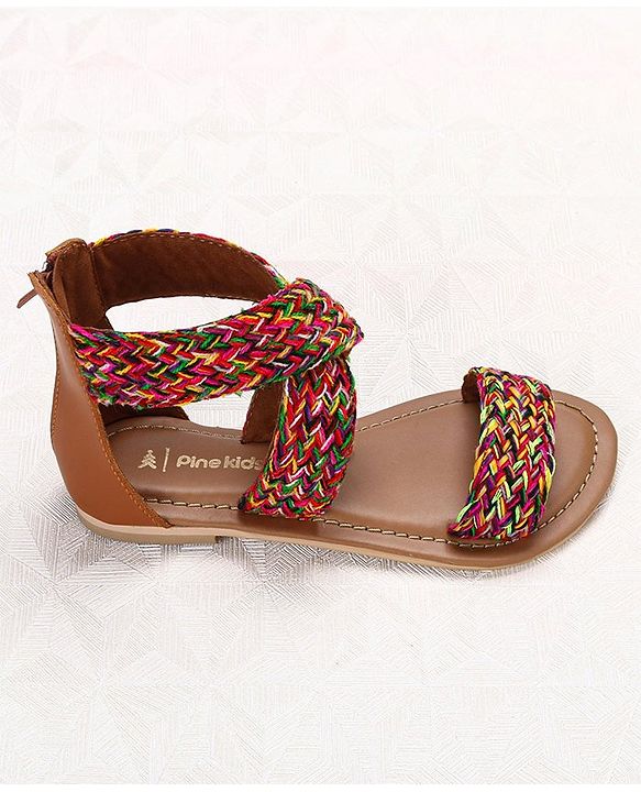 Pine Kids Ethnic Footwear - Multicolour