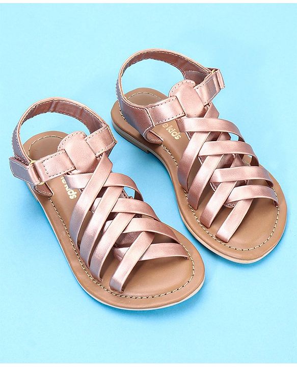 Pine Kids Mule Sandals - Rose Gold