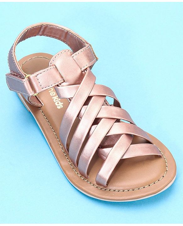 Pine Kids Mule Sandals - Rose Gold