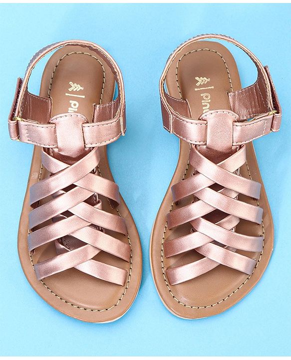 Pine Kids Mule Sandals - Rose Gold