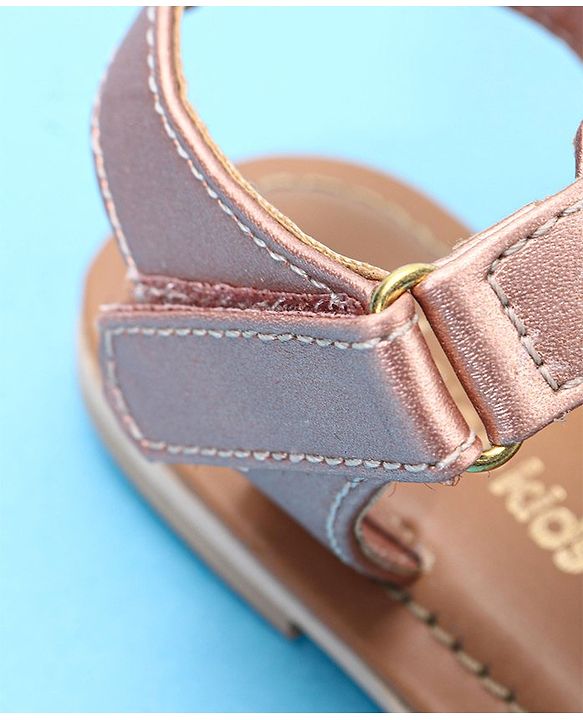 Pine Kids Mule Sandals - Rose Gold